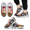 Maine Coon Cat Print Running Shoes For Men- Free Shipping-Paww-Printz-Merchandise