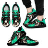 Boston Terrier Paws Print (Black/White) Running Shoes For Men-Free Shipping Limited Edition-Paww-Printz-Merchandise