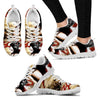 300 Movie Style Black Labrador Running Sneakers (Women)-Paww-Printz-Merchandise