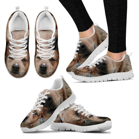 Janie Stone-Hughes Dog Print Running Shoe (Women)- Free Shipping-Paww-Printz-Merchandise