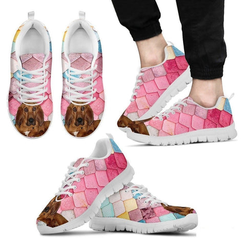 Bloodhound Dog-Running Shoes For Men-Free Shipping-Paww-Printz-Merchandise