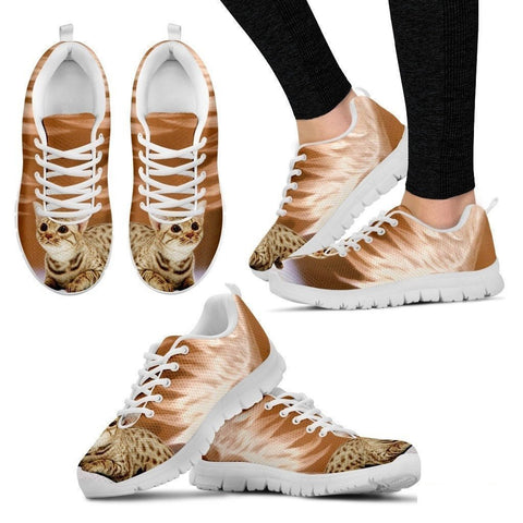 Ocicat Print Running Shoes For Women-Free Shipping-Paww-Printz-Merchandise