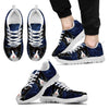 Ojos Azules Cat (Black/White) Running Shoes For Men-Free Shipping Limited Edition-Paww-Printz-Merchandise