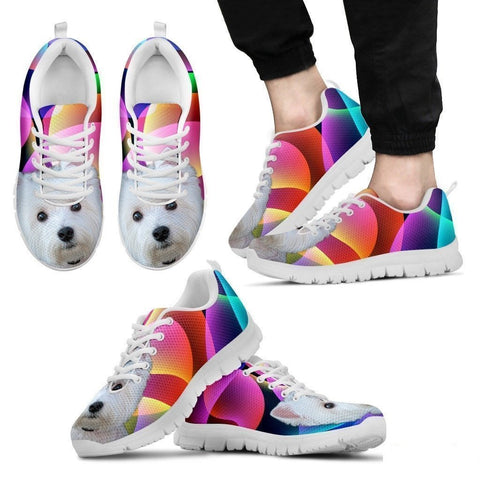 Westie Dog Running Shoes For Men-Free Shipping-Paww-Printz-Merchandise
