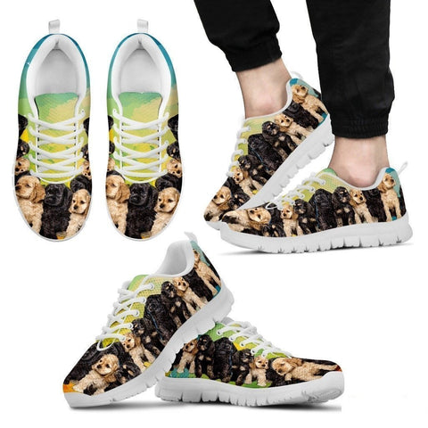 Cocker Spaniel Dogs-Running Shoes For Men-Free Shipping-Paww-Printz-Merchandise