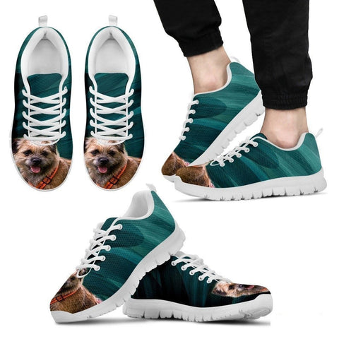 Border Terrier-Dog Running Shoes For Men-Free Shipping Limited Edition-Paww-Printz-Merchandise