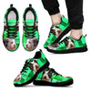 Lagotto Romagnolo Dog Print (Black/White) Running Shoes For Men-Free Shipping Limited Edition-Paww-Printz-Merchandise