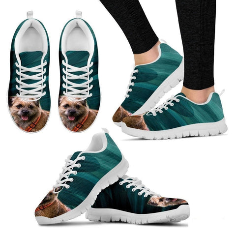 Border Terrier-Dog Running Shoes For Women-Free Shipping-Paww-Printz-Merchandise