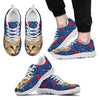 Savannah Cat Print Running Shoes For Men-Free Shipping-Paww-Printz-Merchandise