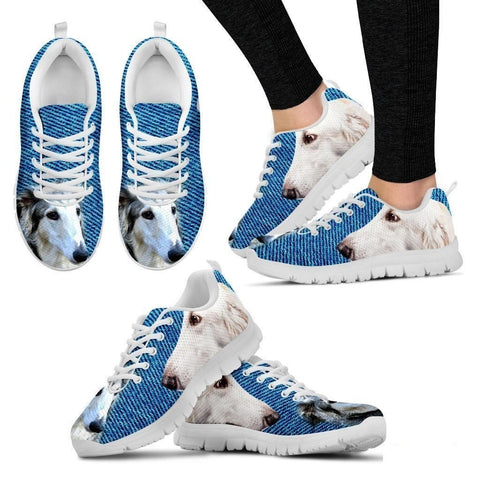 Borzoi-Dog Running Shoes For Women-Free Shipping-Paww-Printz-Merchandise