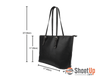 Yorkshire Dog-Large Leather Tote Bag-Free Shipping-Paww-Printz-Merchandise