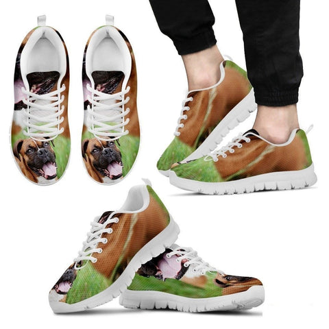 Boxer Dog-Running Shoes For Men -Free Shipping-Paww-Printz-Merchandise