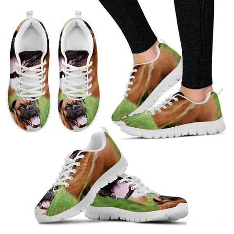 Boxer Dog-Running Shoes For Women-Free Shipping-Paww-Printz-Merchandise