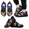 Serengeti Cat Print (White/Black) Running Shoes For Men-Free Shipping-Paww-Printz-Merchandise