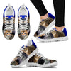 Serengeti Cat Print (White/Black) Running Shoes For Women-Free Shipping-Paww-Printz-Merchandise