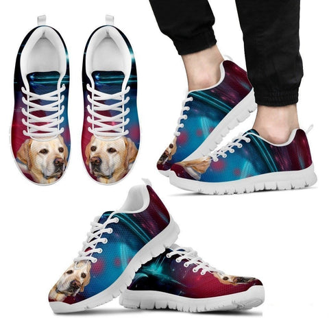 Labrador Dog Print Running Shoe For Men- Free Shipping-Paww-Printz-Merchandise