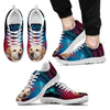 Labrador Dog Print Running Shoe For Men- Free Shipping-Paww-Printz-Merchandise