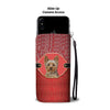 Yorkshire Terrier (Yorkie) On Red Print Wallet Case-Free Shipping
