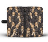 Cocker Spaniel In Lots Print Wallet Case-Free Shipping