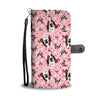 Basset Hound Dog Pattern Print Wallet Case-Free Shipping