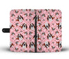 Basset Hound Dog Pattern Print Wallet Case-Free Shipping