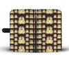 Cartoonized Bulldog Pattern Print Wallet Case-Free Shipping