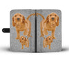 Basset Fauve de Bretagne Dog Print Wallet Case-Free Shipping