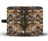 Greyhound Dog In Lots Print Wallet Case-Free Shipping