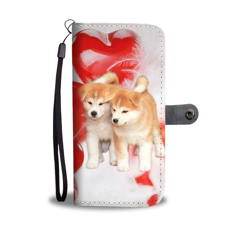 Akita Dog Wallet Case- Free Shipping