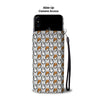 American Staffordshire Terrier Pattern Print Wallet Case-Free Shipping