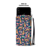 Australian Cattle Dog Floral Print Wallet Case-Free Shipping