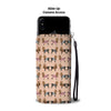 Cute Yorkie Pattern Print Wallet Case-Free Shipping