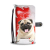 Laughing Pug Wallet Case- Free Shipping