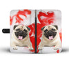 Laughing Pug Wallet Case- Free Shipping