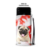 Laughing Pug Wallet Case- Free Shipping