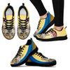 Cute Siberian Cat Print Sneakers For Women (White)- Free Shipping-Paww-Printz-Merchandise