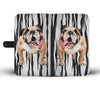 Bulldog Print Wallet Case-Free Shipping