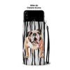 Bulldog Print Wallet Case-Free Shipping