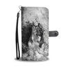German Shepherd Black & White Wallet Case- Free Shipping