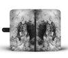 German Shepherd Black & White Wallet Case- Free Shipping