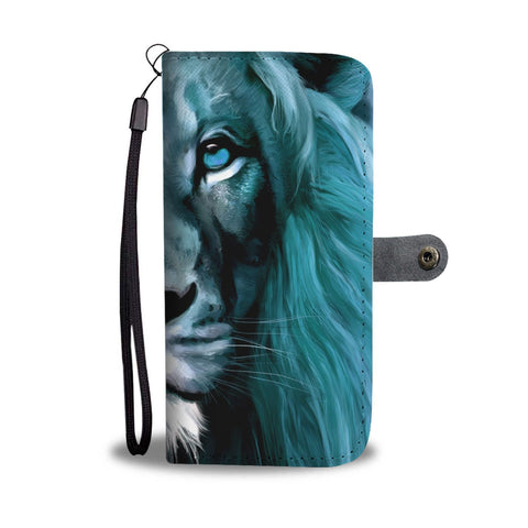 Amazing Lion Print Wallet Case-Free Shipping