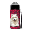 Samoyed Dog Print Wallet Case-Free Shipping