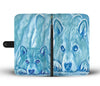 Iced Shiba Inu Dog Print Wallet Case-Free Shipping