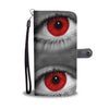 Red Eyes Print Wallet Case-Free Shipping