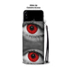 Red Eyes Print Wallet Case-Free Shipping