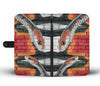 Snake Red Print Wallet Case-Free Shipping