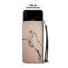 Sketch of Unicorn Print Wallet Case-Free Shipping