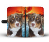 Miniature American Shepherd Wallet Case- Free Shipping