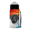 Cute Newfoundland Dog Wallet Case- Free Shipping
