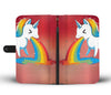 Unicorn Rainbow Print Wallet Case-Free Shipping